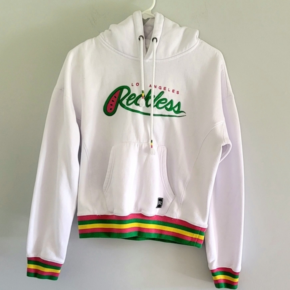 Young & Reckless Pull-Over Sweatshirt Hoodie Size M